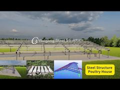 Budynek fermy drobiu o konstrukcji stalowej