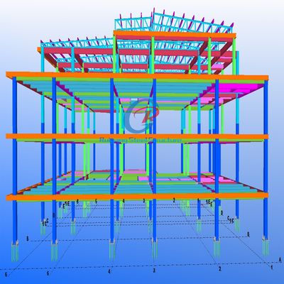 Zaawansowany wielopiętrowy budynek stalowy, specjalnie zaprojektowany stadion stalowy