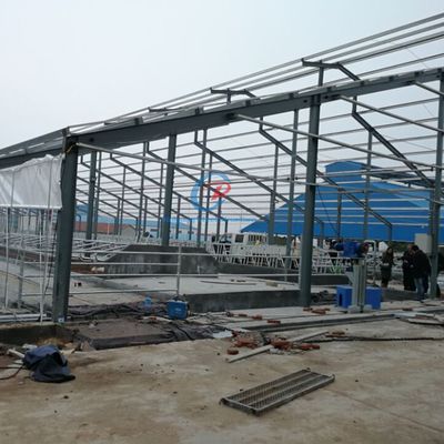 Prefabrykowane stalowe stodoły bydła, nowoczesne budynki rolnicze stalowe