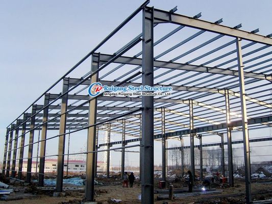 Profesjonalnie zaprojektowany dach gable PEB Structure Steel Budynek magazynowy