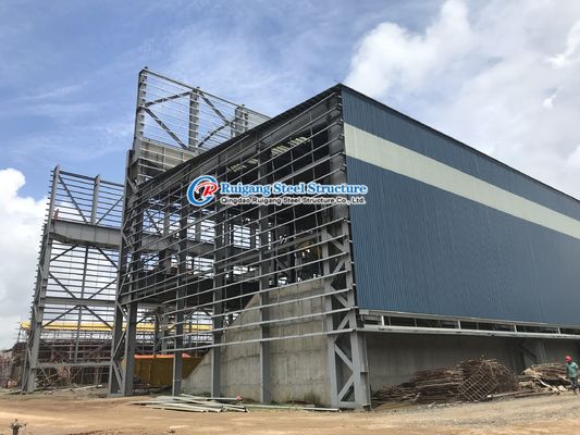 AWS Peb Steel Structure Workshop Drawing Prefabrykowany budynek biurowy Skład przemysłowy