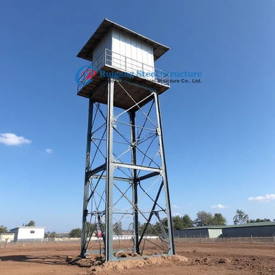 Gorąco pocielona stalowa konstrukcja ramy zbiornika wody deszczowej wieża stojąca dla Afryki prefabrykowany budynek metalowy