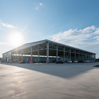 Hala magazynowa ze stalowej konstrukcji Q355B dla obiektów przemysłowych