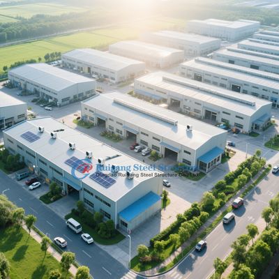 Lekki prefabrykowany budynek fabryczny Projekt Stalowa konstrukcja Warsztat Magazyny metalowe