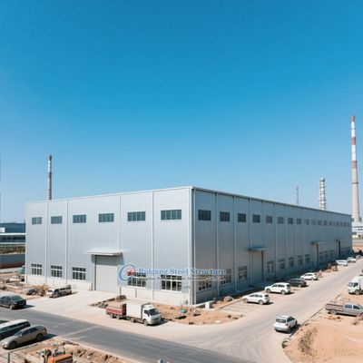 Dostosowany prefabrykowany budynek magazynowy ze stalową konstrukcją z izolowanymi panelami i lekką stalą