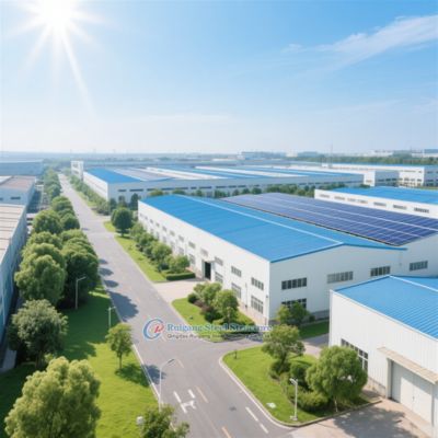 Niestandardowy magazyn konstrukcji stalowej z powierzchnią biurową