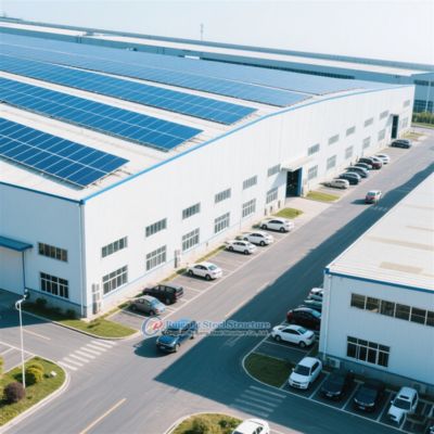 Magazyn ze stalową konstrukcją na zamówienie z izolowanymi panelami warstwowymi