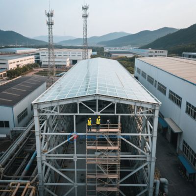 Pre Engineered Prefabricated Industrial Metal Steel Structures Buildings