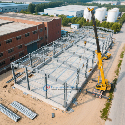Modularne budynki stalowe PEB dla logistyki z wysokiej jakości panelami ściennymi i dachowymi