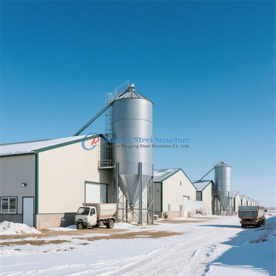 Płynne konstrukcje dróbów, Q235 Q345 Płynne budynki bydła